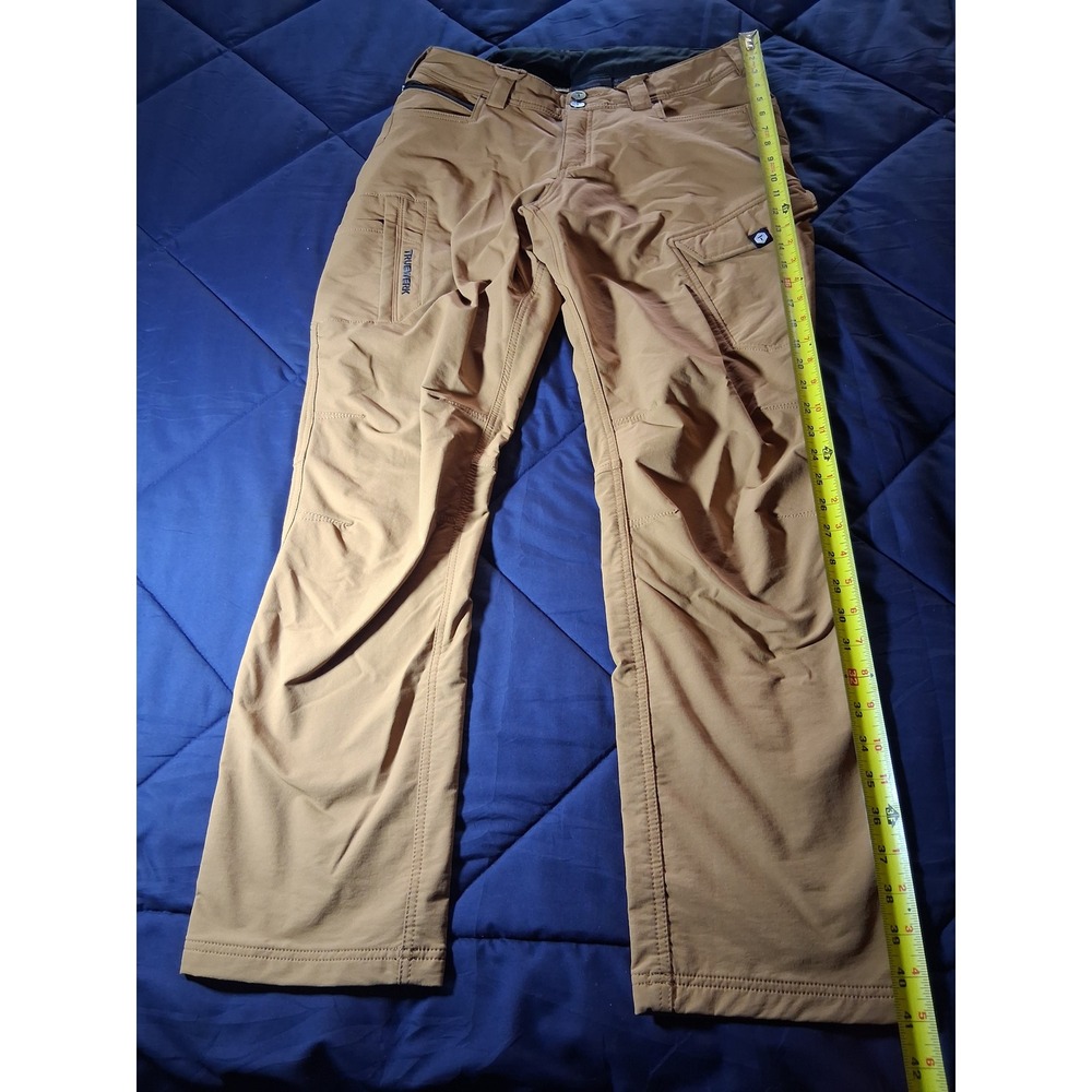 Truewerk T2 Werkpant Womens 12 Regular Tan Technical Work Pants Cargo Utility - Picture 2 of 10